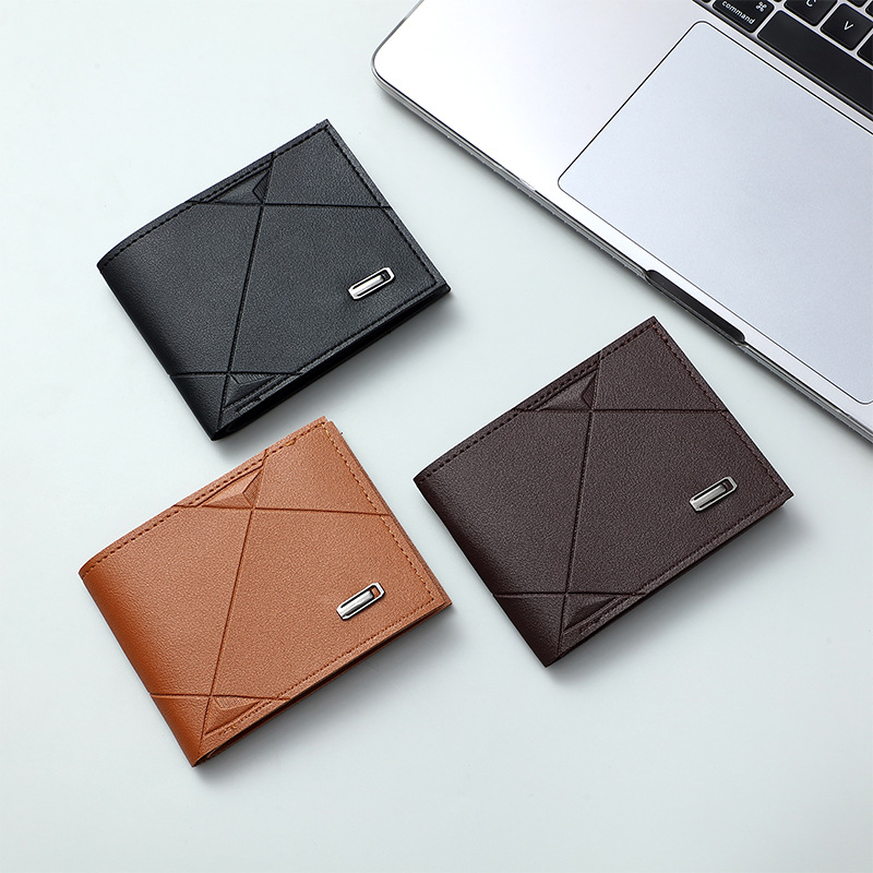 Cross-border bestseller men's wallet, US dollar large-capacity ultra-light wallet, men's multi-functional retro multi-slot wallet details Picture