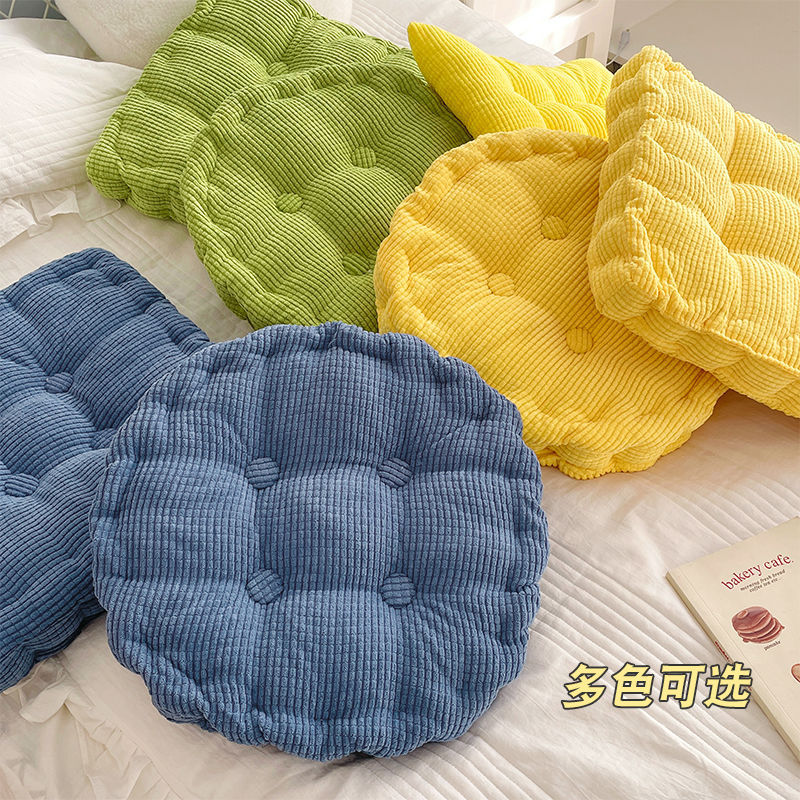 Office sitting wonder: Corduroy seat cushion, simple thickened butt cushion, student dormitory chair cushion, fart cushion Specification drawing