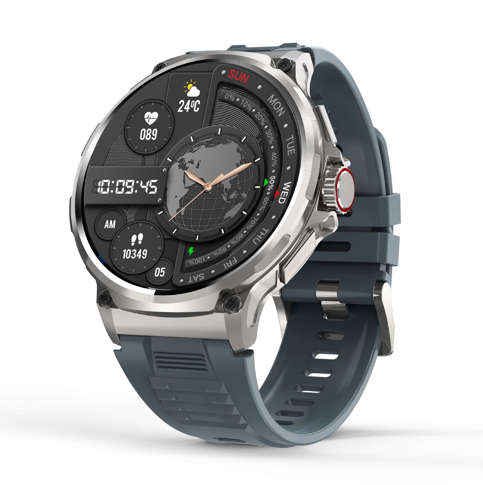 Cross-border V69 smartwatch, 1.85-inch Bluetooth call large screen, heart rate, blood oxygen, sports, waterproof smartwatch Application Scenario