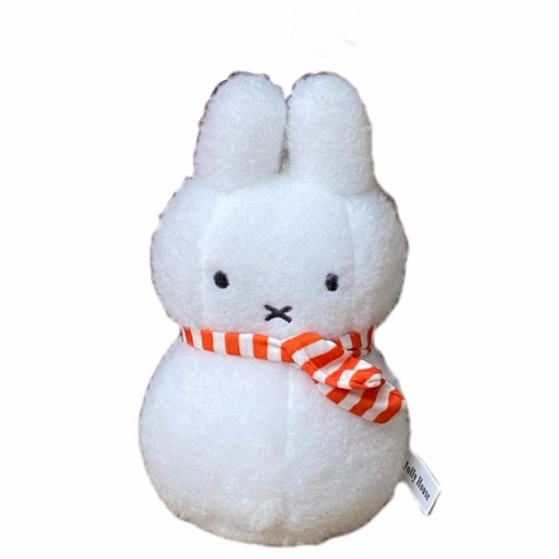 Orange scarf, Miffy Rabbit plush pendant, cartoon mini doll, doll, bag, pendant, keychain, couple gift Item Picture
