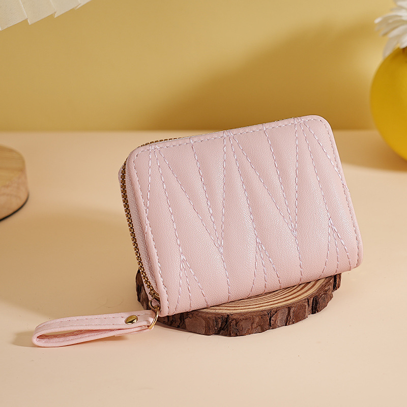 New cross-border Xiaoxiangfeng diamond-shaped ladies' organ card case with multiple card slots, student coin purse and credit card storage bag details Picture