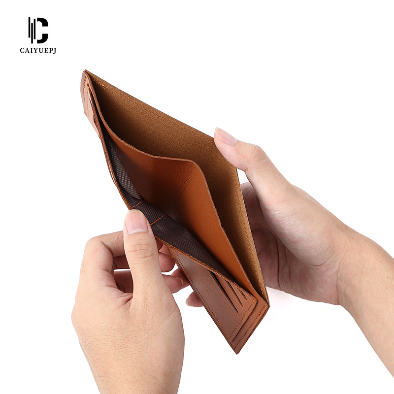 rfid anti-theft genuine leather men's wallet, short top layer cowhide with multiple slots, 20% off men's wallet and coin wallet Specification drawing