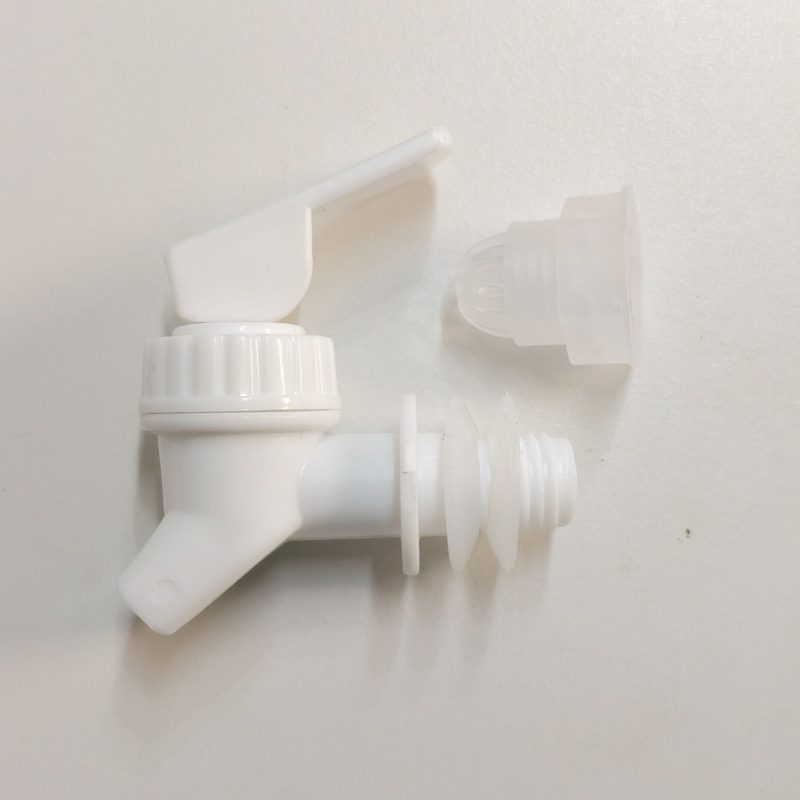 Special faucet for brewing wine bottles, plastic 15MM, wine can, cold water kettle, switch valve, manufacturer's direct water supply nozzle, white details Picture