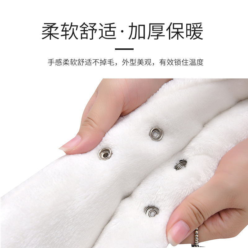 Amazon wish baby stroller warm gloves, winter windproof and cold-proof fleece thick wool handlebar gloves details Picture