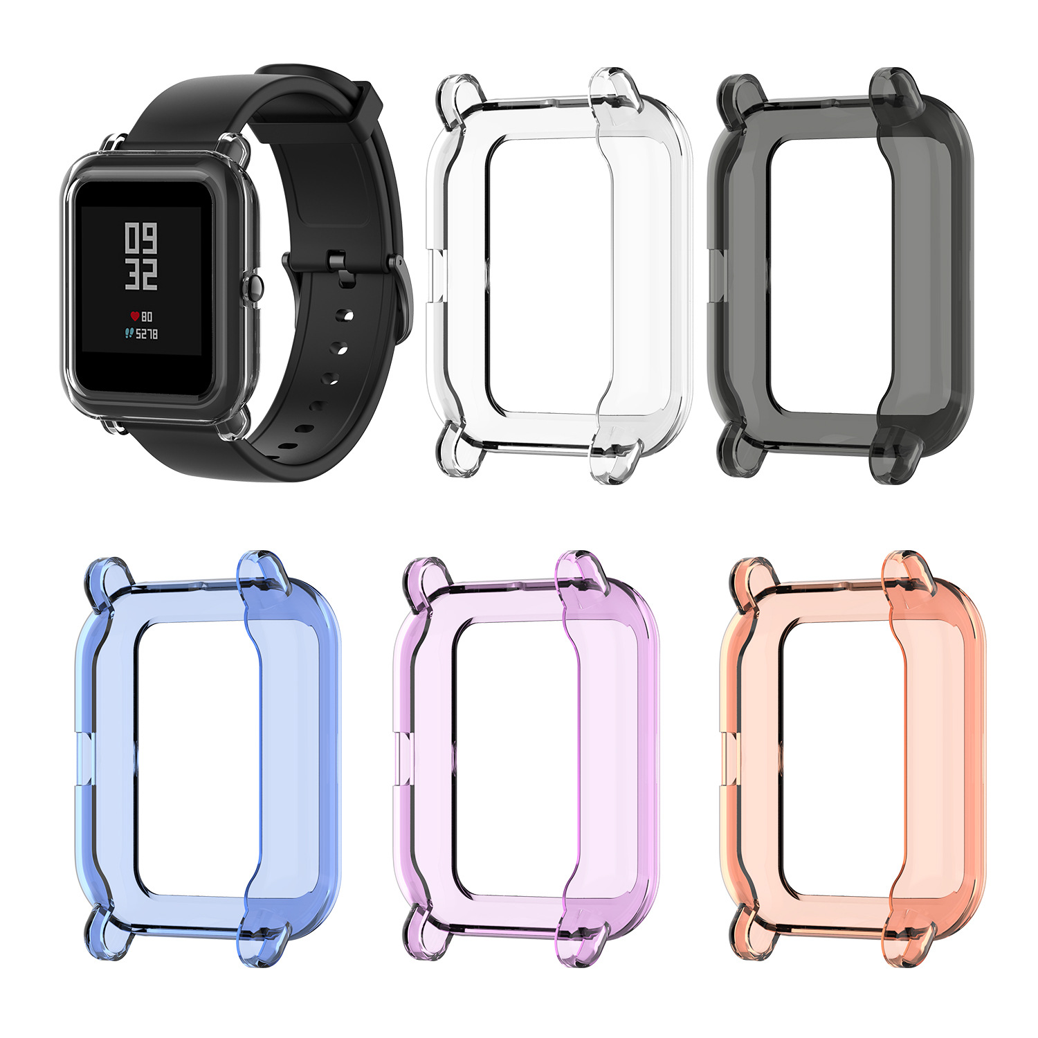 Xinyuan Shuntong is suitable for Huami Amazfit bip case Youth Edition bip s case bip lite protective case Specification drawing