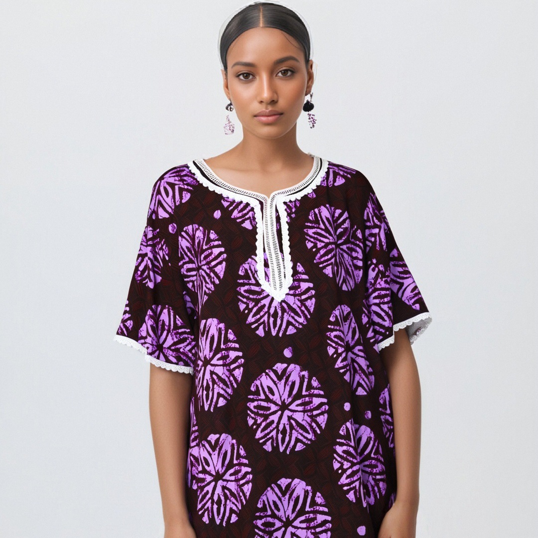 Cross-border Middle East fashion women's robe clothing with fashionable prints abaya Dubai party Muslim dress robe Women's hooded Muslim