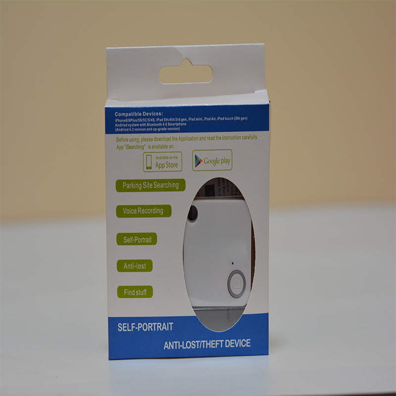 The manufacturer supplies cross-border e-commerce dual-color square round mobile phones, smart Bluetooth trackers, anti-loss devices, and Bluetooth low power consumption details Picture