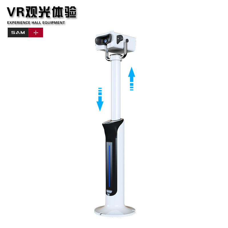 vr telescope, VR viewing platform all-in-one machine, virtual reality panoramic equipment, scenic area exhibition hall, cultural and tourism sightseeing experience full figure