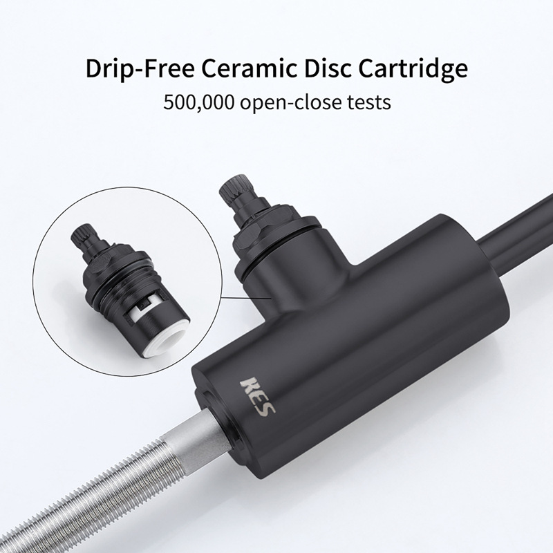 304 stainless steel water purifying faucet, household direct drinking water faucet, European-style kitchen single-cooling pure water small mouth CUPC details Picture