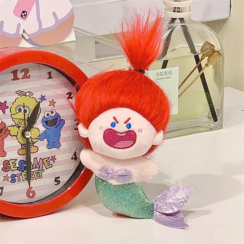 Cartoon-shaped mermaids series plush dolls, cotton dolls with a girlish heart, creative children's toys full figure