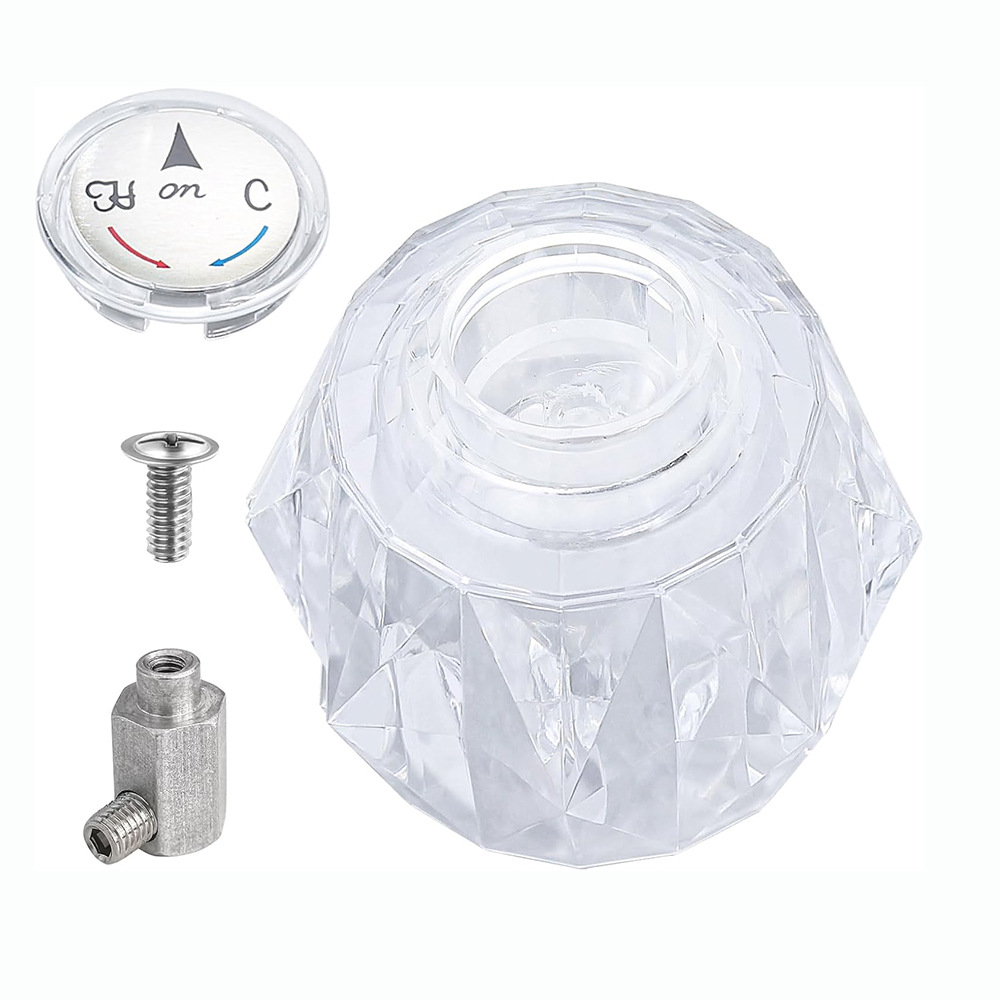 Delta RP41661C North American bathtub showerhead handle replaces acrylic faucet handle full figure