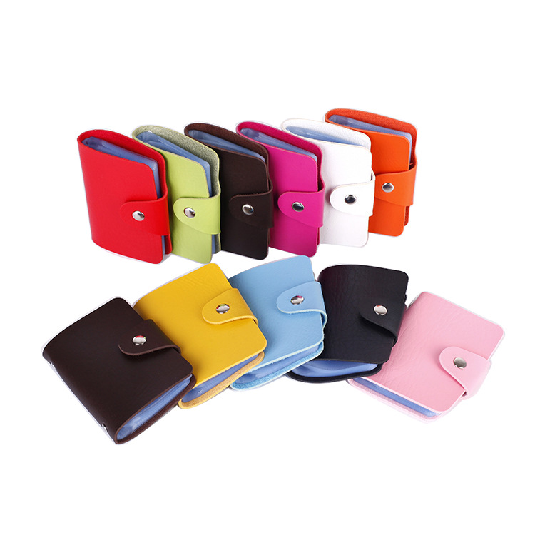 Factory direct sales supply of faux leather bank card cases, simple and fashionable credit card cases, card case wholesale Application Scenario