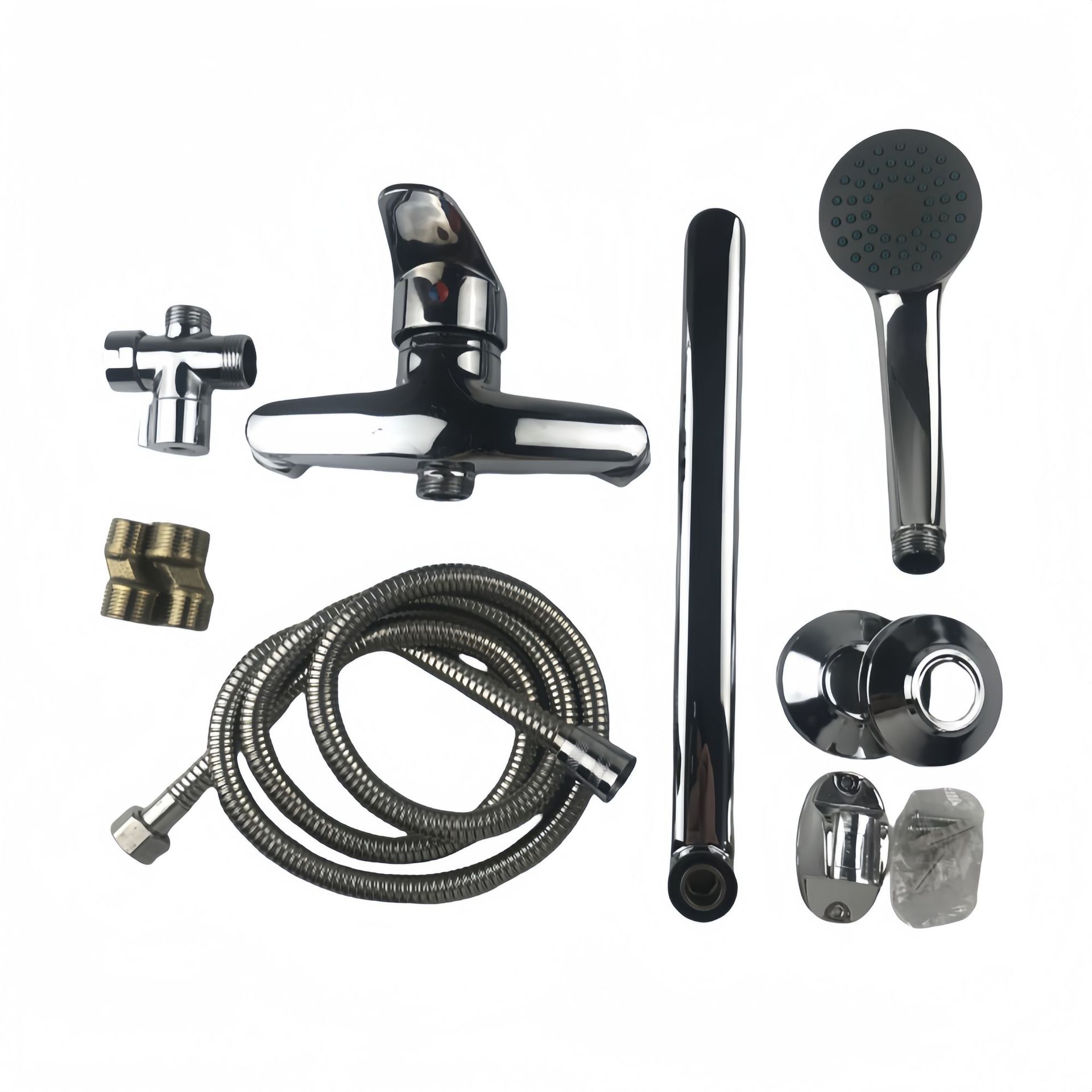 Foreign Trade Sanlian Russian Central Asia bathtub set Faucet extension pipe Rotatable shower set Faucet Application Scenario