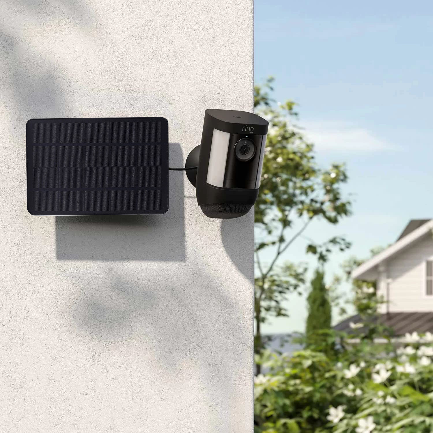 Amazon's best-selling ring 6w outdoor solar charging panel specifically designed for camera monitoring Specification drawing
