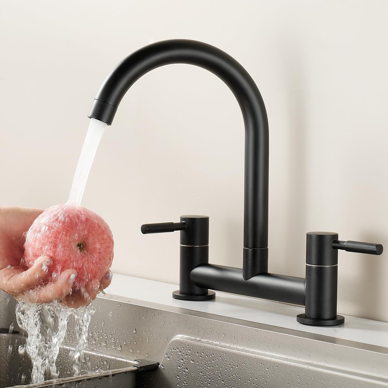 British kitchen faucet, 304 stainless steel, rotatable cold and hot sink, dish sink, water sink faucet Specification drawing