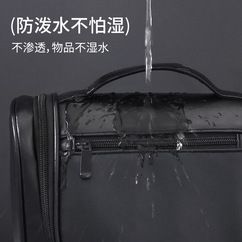 Cross-border men's business toiletry bag, large capacity, high-end feel, multi-functional storage, waterproof makeup bag, hand-held storage bag Application Scenario