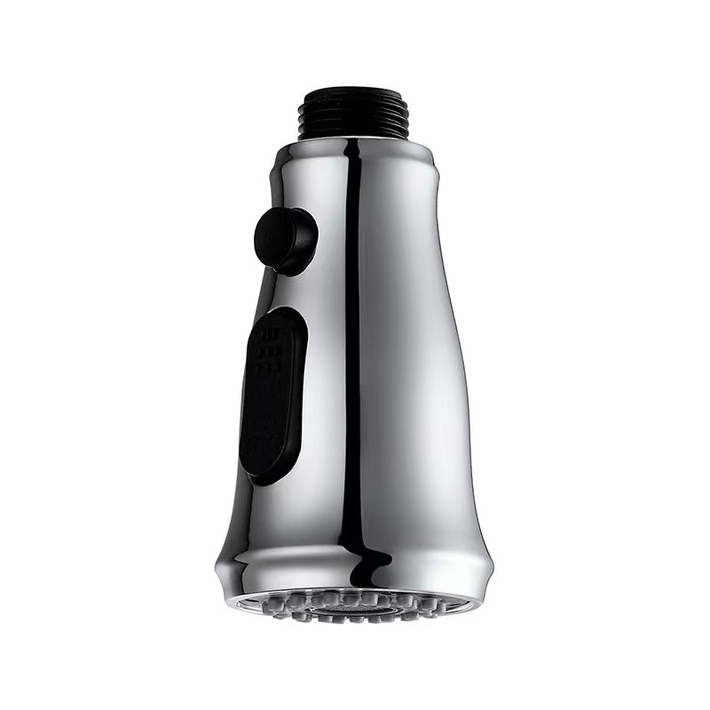 The manufacturer's pull-out faucet, kitchen sink, splash-proof shower head, three-function one-button water-stop pull-out nozzle Item Picture