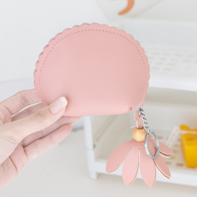 A new mini, cute and fashionable coin and key wallet in an ins style for women Specification drawing