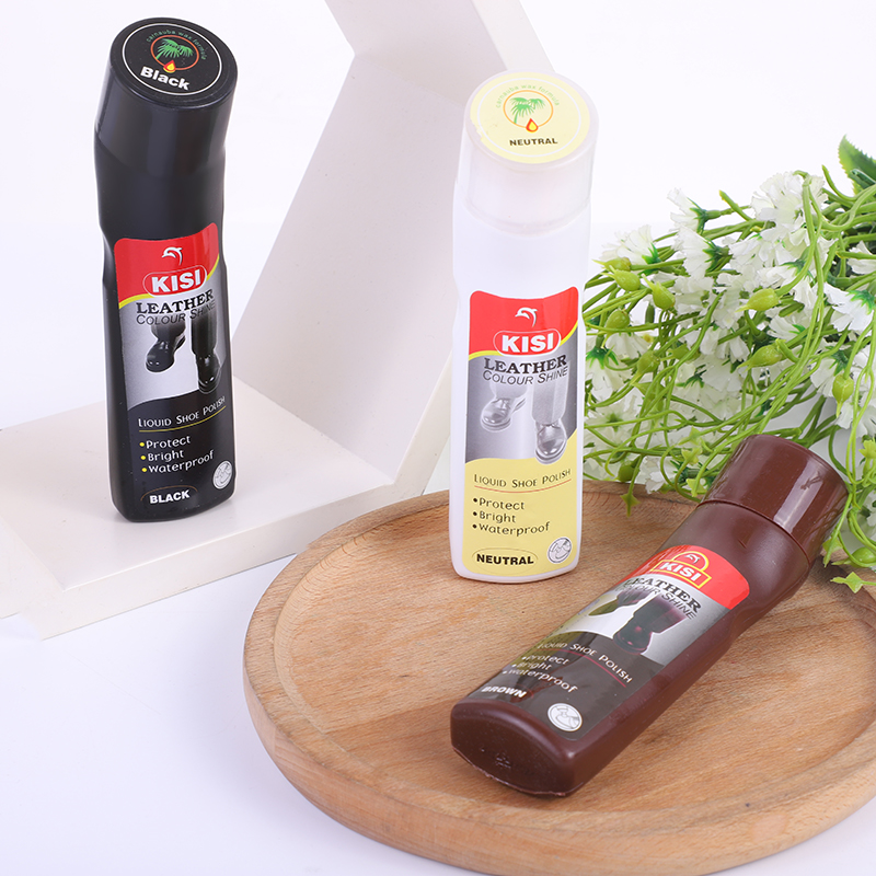 KISI 8830 Liquid Shoe Polish, black-brown colorless leather shoe care oil, leather care agent Item Picture