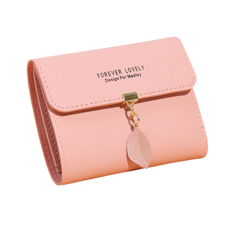 purse women 2020 New Short PU Small Purse Purse Leather Coin Purse Purse Item Picture