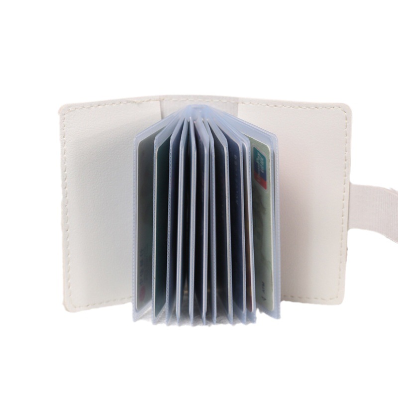 Minimalist style card case, large capacity, multi-slot anti-theft card, small driver's license holder, anti-magnetic for both men and women, Japanese-style bank card holder Item Picture