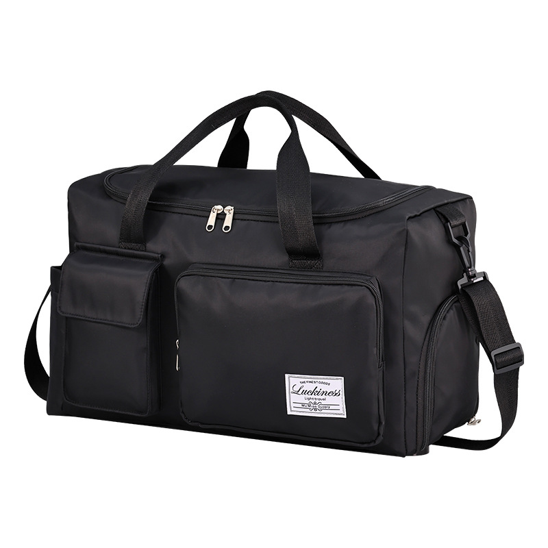 Lightweight and large-capacity travel bag, trolley case, storage bag, multi-layer storage, shoulder strap luggage bag, fitness, business trip and travel Item Picture