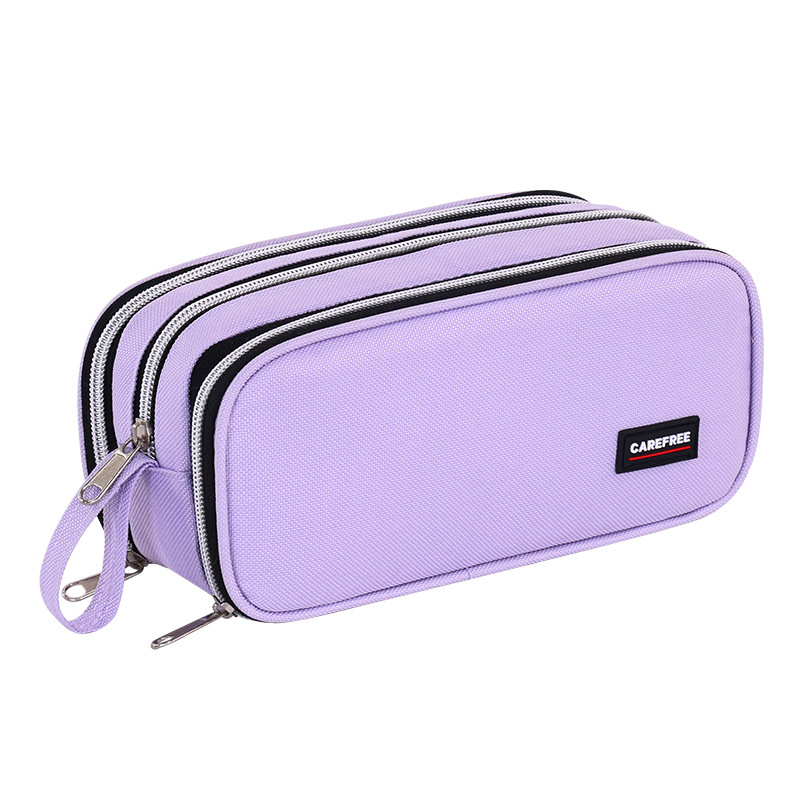 The new cross-border product, Yuncai three-stage large-capacity pencil case, high appearance level, dirt-resistant stationery box, and multi-layer pencil case for primary and secondary school students Item Picture