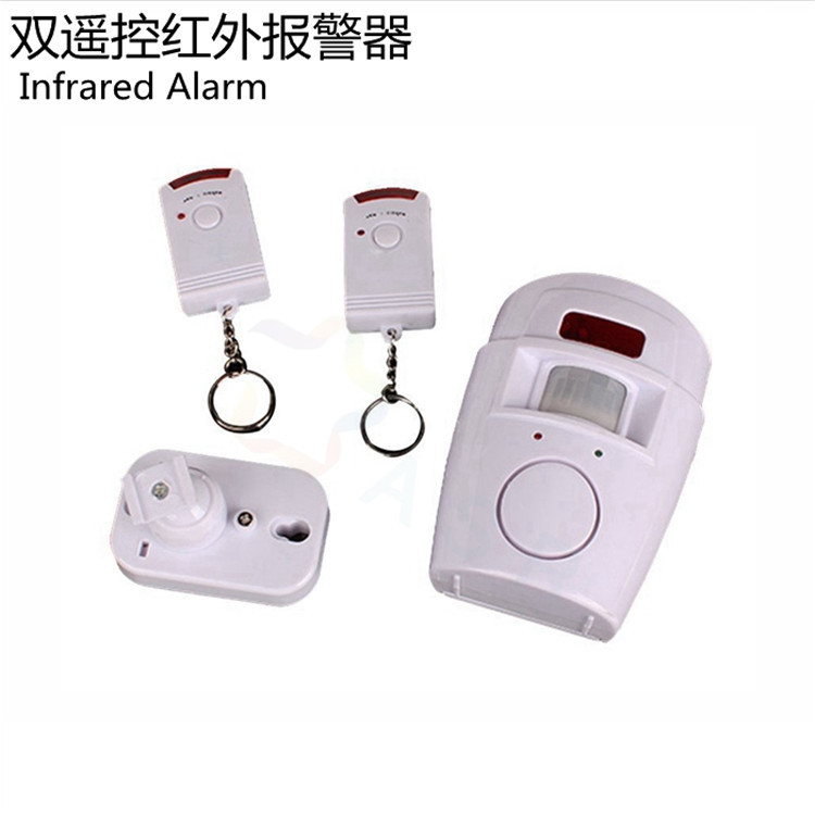 Shop home wireless remote control simple alarm system, human body infrared sensor alarm, door and window anti-theft device Application Scenario