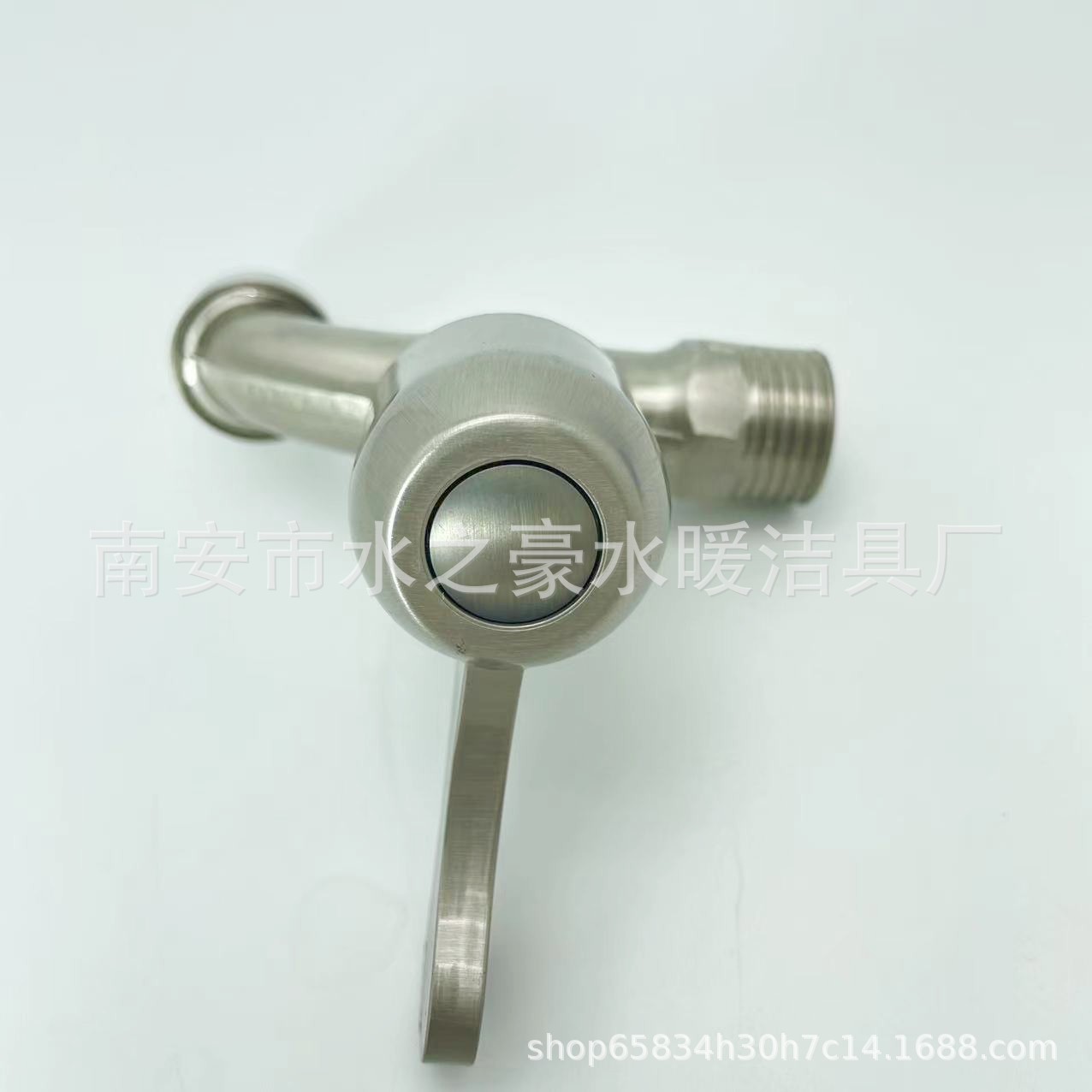 Brushed washing machine faucet imitating 304 stainless steel washing machine faucet, balcony mop sink wall-mounted faucet Application Scenario