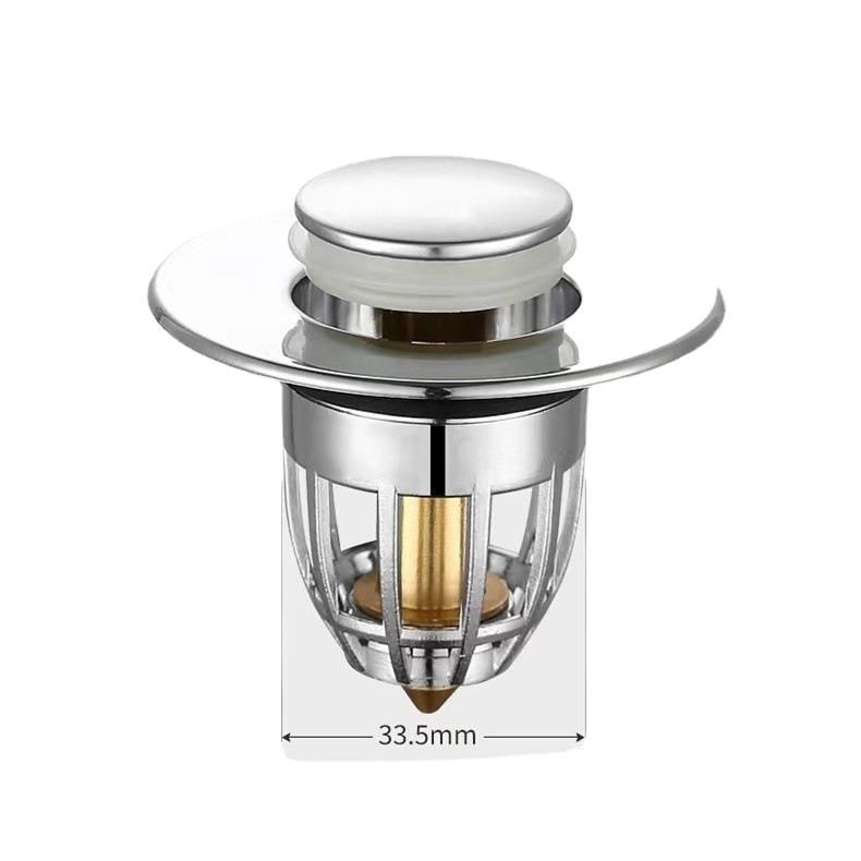 Bouncing drain, bouncing core, washbasin, washbasin, leaky plug, washbasin drain, press filter, basket accessory Item Picture