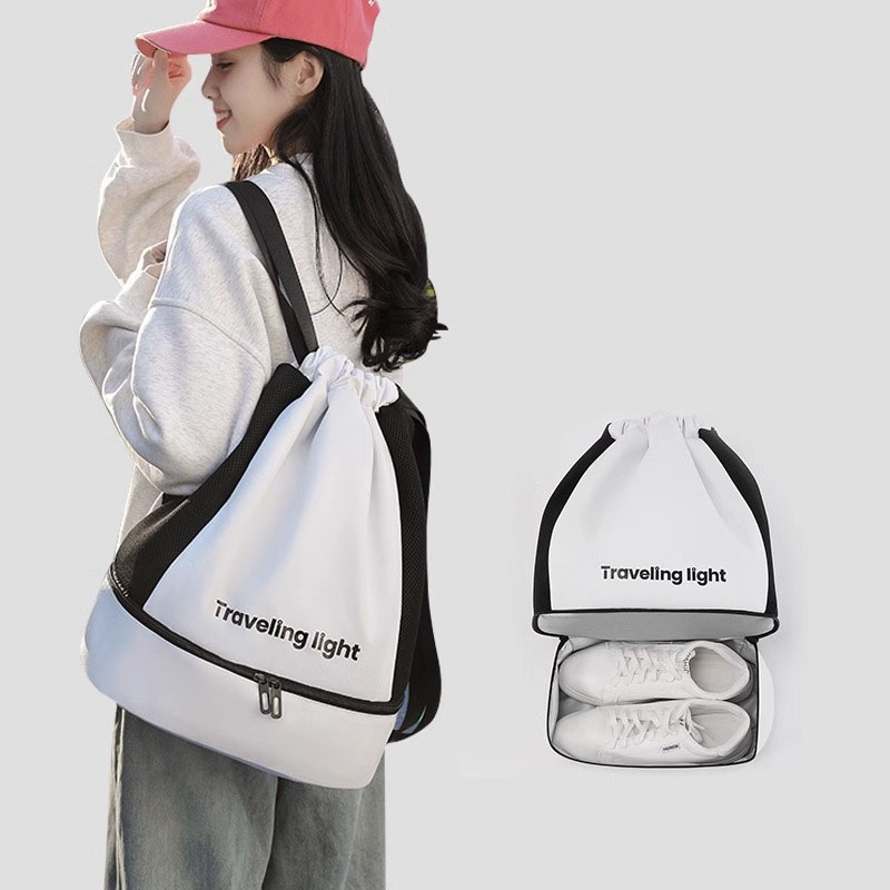 Swimming bag, women's dry and wet separation portable swimsuit storage bag, special waterproof bag, men's sports equipment, fitness backpack full figure