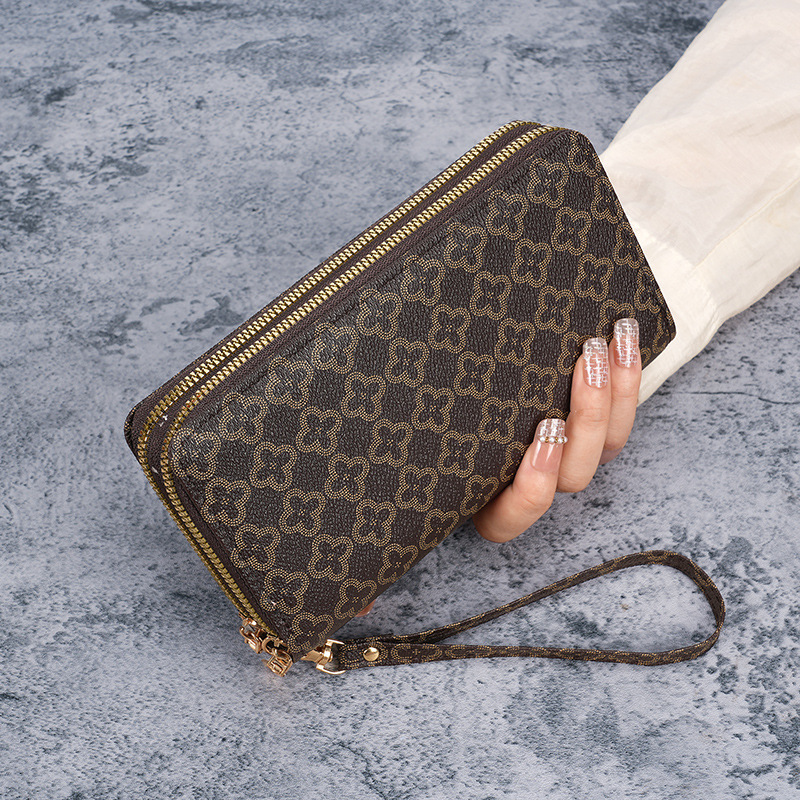 The 2024 new long wallet, clutch, phone bag, coin purse, multi-functional card case, zipper bag and wallet for women full figure