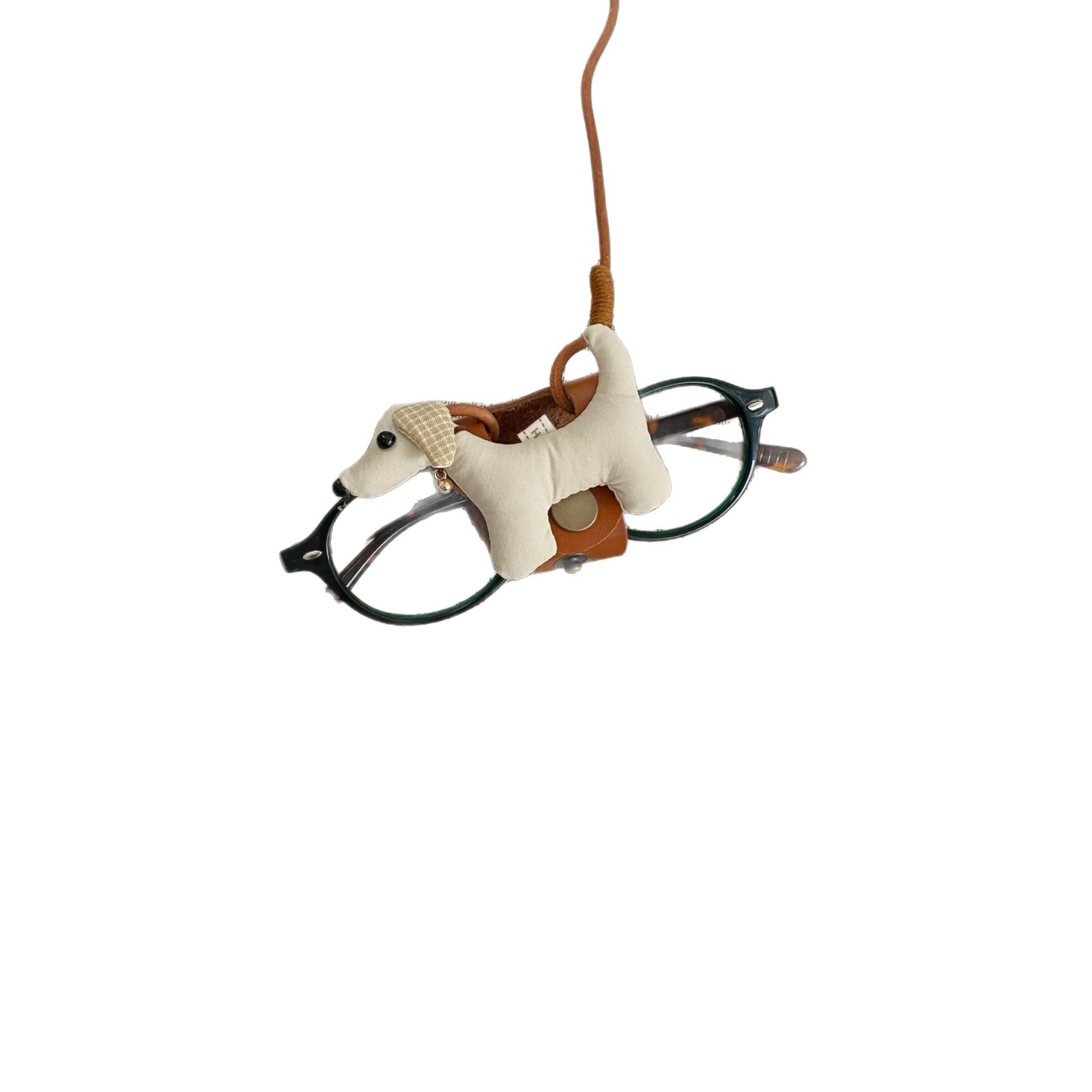 Funny little dog neck strap, portable sunglasses, sunglasses strap, anti-loss and anti-drop fashionable pendant Item Picture