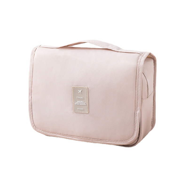 A portable large-capacity toiletry bag for business trips and travels, a dry and wet separated folding storage bag for skin care products and makeup Item Picture