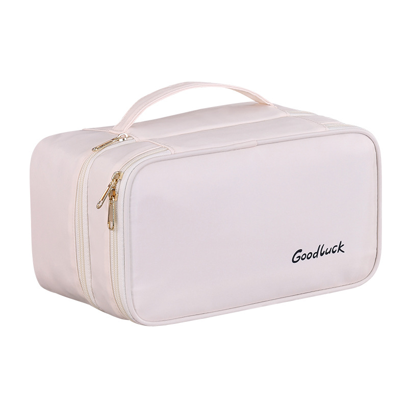 Travel portable sock and stockings storage bag for underwear, underpants, socks storage three-layer four-in-one bra storage bag Item Picture