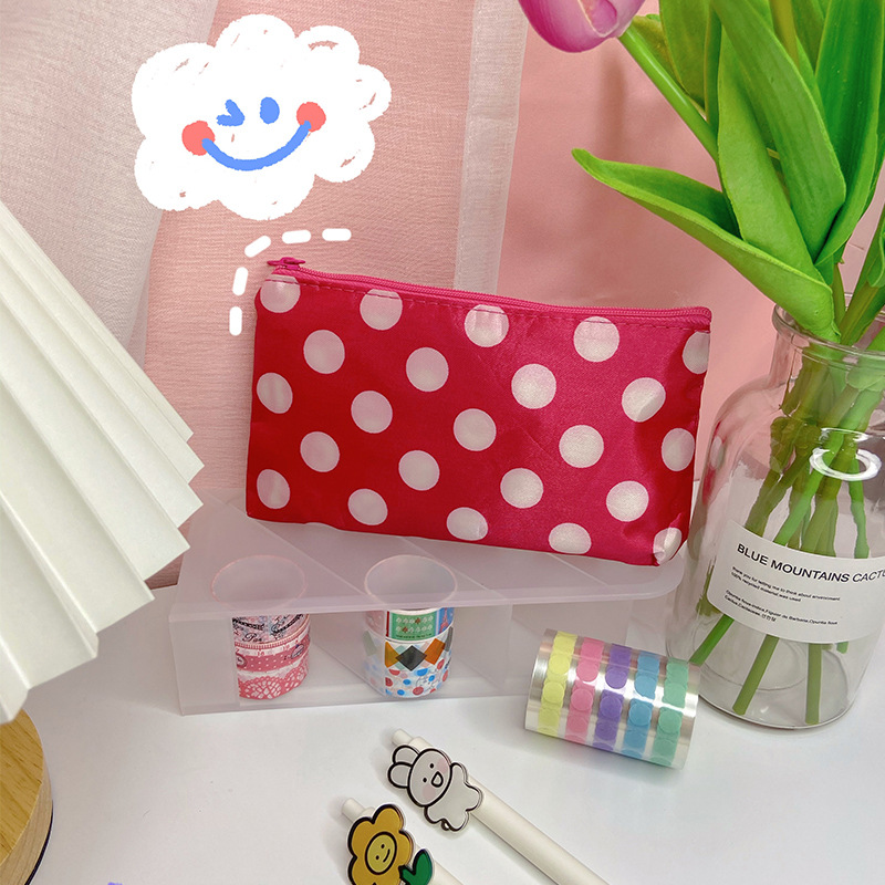 Pillow makeup bag, large capacity, ins high-end style, new female Internet celebrity pen case, travel toiletry bag, coin purse wholesale Specification drawing