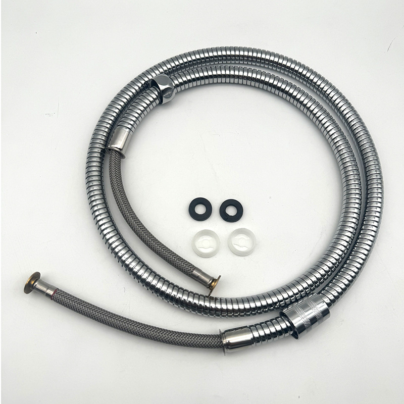 1.5-meter stainless steel electroplated braided wire shower pipe and pull-out pipe, original factory original showerhead pipe in stock wholesale Specification drawing