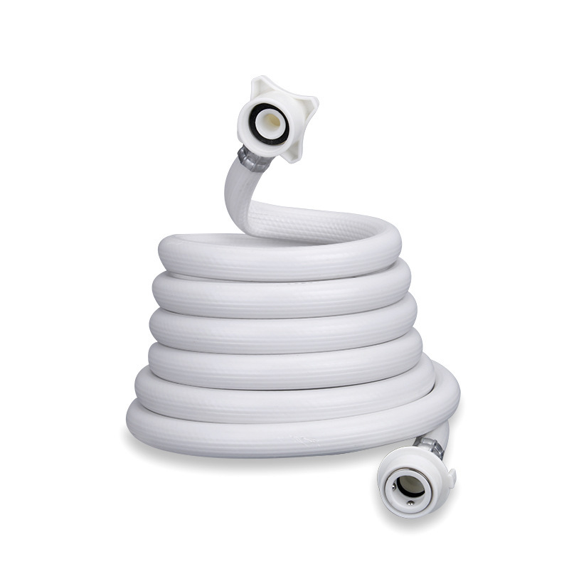 Fully automatic washing machine water inlet pipe, extended pvc water supply pipe, universal extended hose with steel head for water filling Item Picture