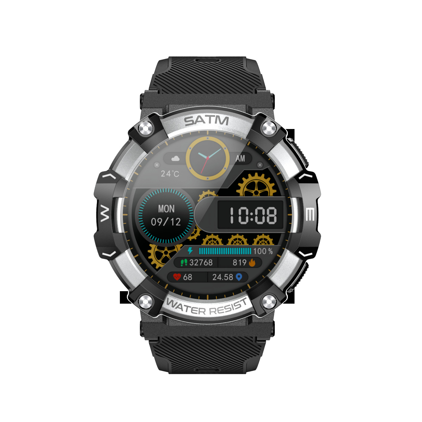 The new PG666 cross-border exclusive Amazon best-selling three-proof sports card Western European-style smartwatch bracelet Application Scenario