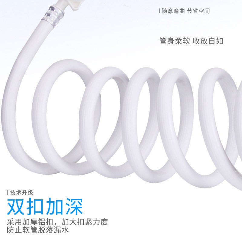 General-purpose fully automatic washing machine water inlet pipe extended pvc water supply pipe extended hose steel head Application Scenario