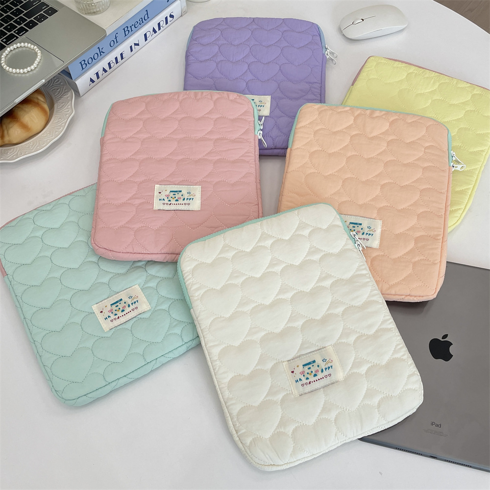 41251 Korean soft ipad inner liner bag, 11-inch tablet computer bag, 14-15-inch notebook storage bag full figure