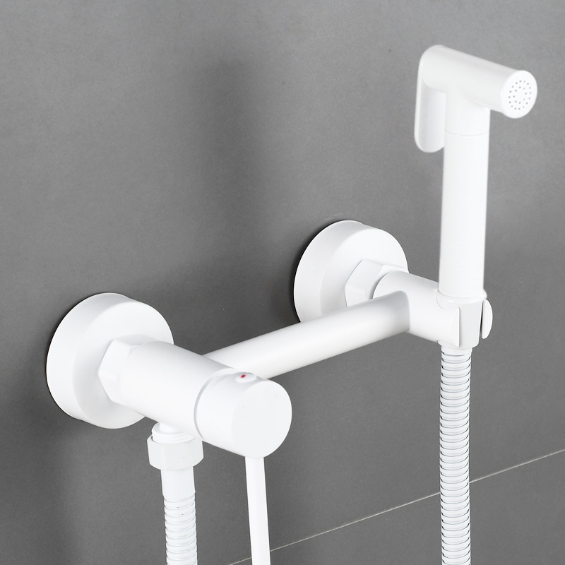 Cross-border cold and hot all-copper faucet, women's washbasin spray gun, toilet companion set, multi-functional women's washbasin spray gun, shower head Specification drawing