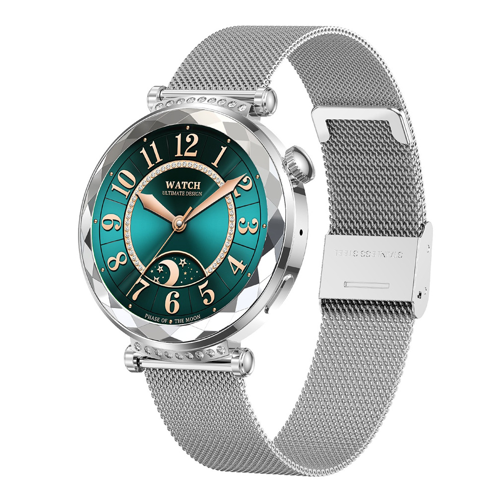 HK88 smartwatch AMOLED screen, women's sports, Bluetooth call, heart rate and blood pressure, NFC bracelet factory details Picture