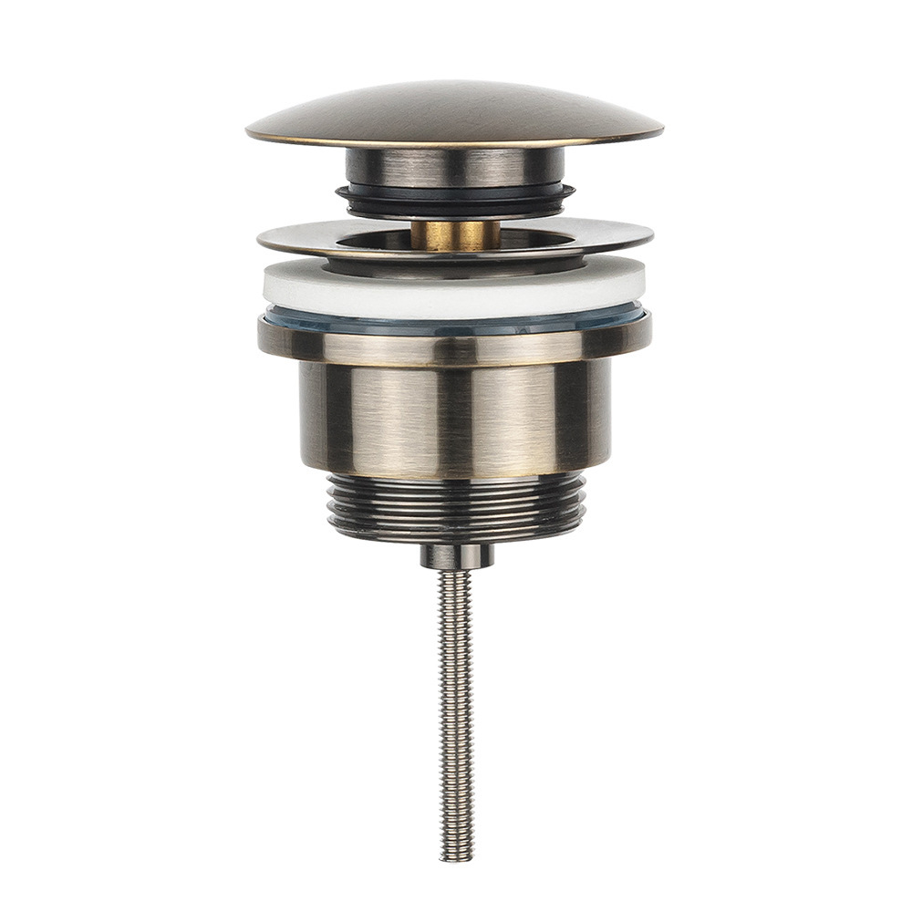 CE certified washbasin leak plug, washbasin spring core drain, anti-odor return, bathroom stainless steel drain Item Picture