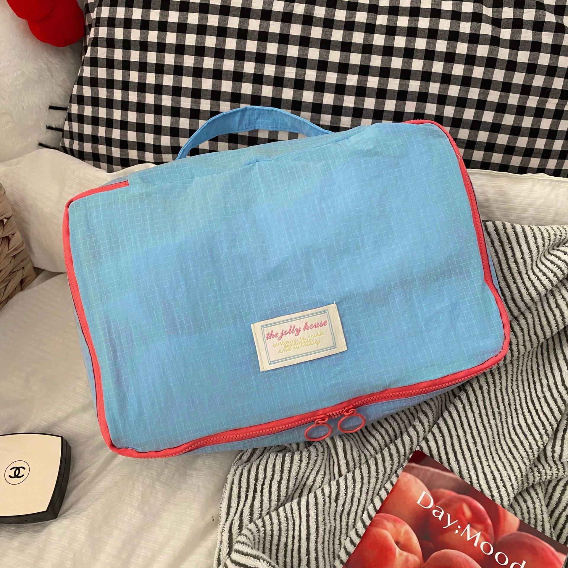 Travel storage bags, portioning bags ~ Waterproof nylon fabric clothing luggage sorting bags, clothing portioning bags, ID bags Item Picture