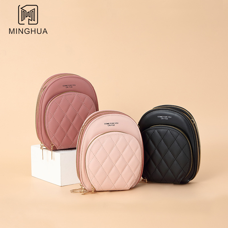 New solid color crossbody bag for women, summer fashion and simplicity, multi-position small square bag, cross-border source manufacturer details Picture