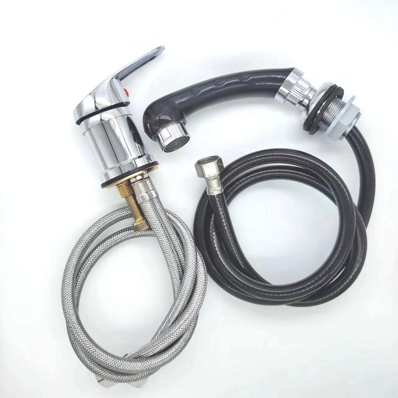 Hair washing bed, shower head, water column, water outlet, hair salon, barber shop, shower head, bed faucet, hair salon faucet, shower head details Picture