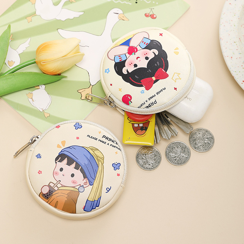 Cross-border cartoon silicone coin purse, cute mini silicone small bag, coin storage case, student portable headphone case Application Scenario