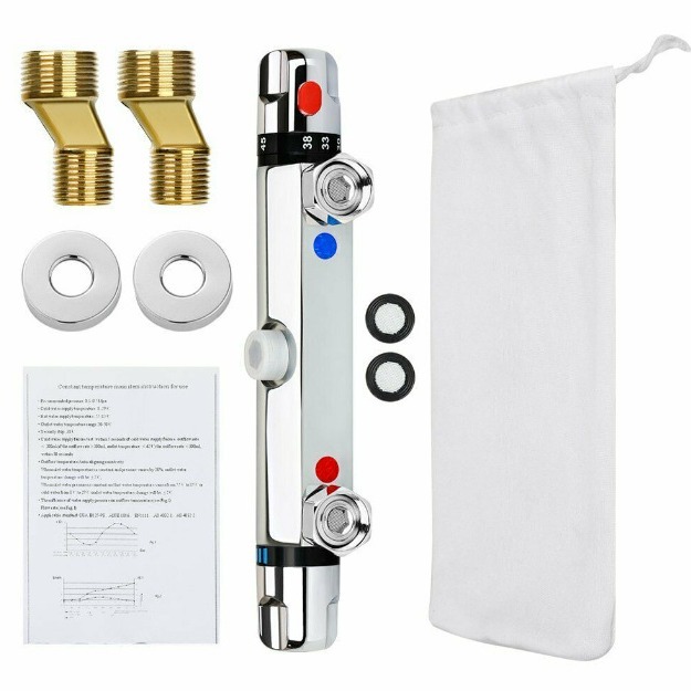Original manufacturer: Bathroom shower head, constant temperature mixing valve, solar water heater, intelligent temperature control valve, shower faucet Specification drawing