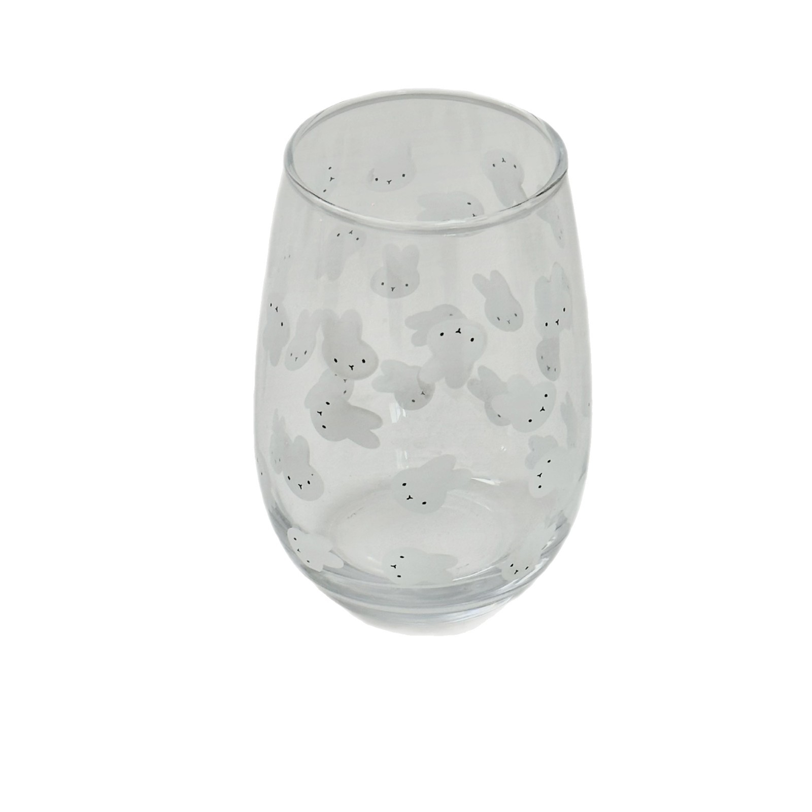 Summer's cute Mifei-free large-bellied cup, fresh rabbit-patterned glass cup, home breakfast milk cup, juice cup Item Picture